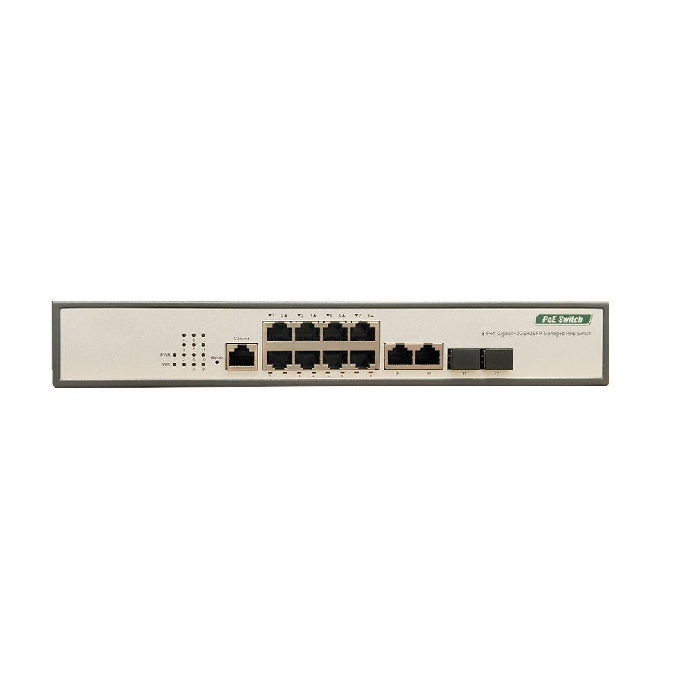 Коммутатор 1012P8 L2 Enterprise АйТек ПРО