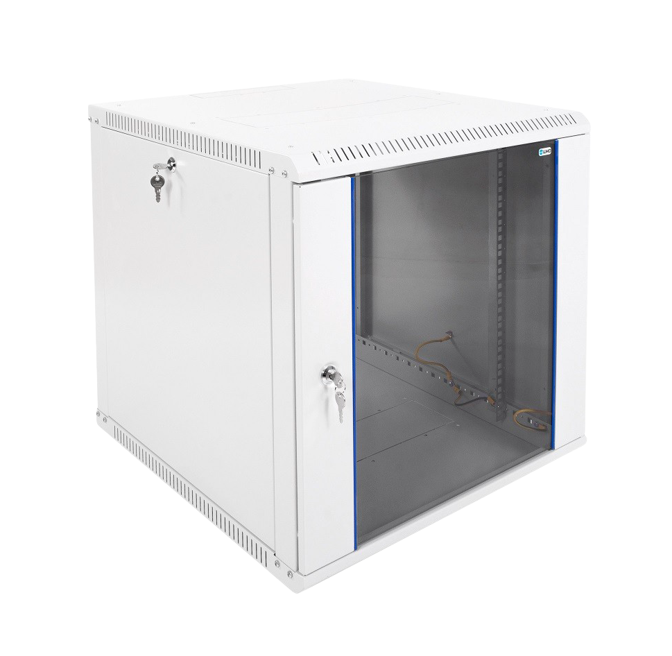 Шкаф 19" 12 U (600х400) , глухая перед. дверь, глухая зад. стенка, белый RackMann Mastermann