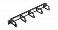 Органайзер NMC-OK600H-1U-BK-2 кабельный 19