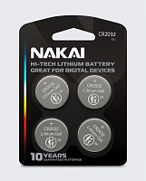 Батарейка CR 2032 NAKAI Hi-Tech 3V